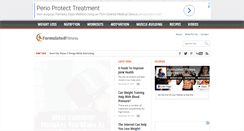 Desktop Screenshot of formulatedfitness.com