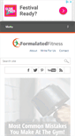 Mobile Screenshot of formulatedfitness.com
